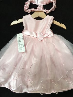 Tara Lee Party Dress Pink 6-12 mths
